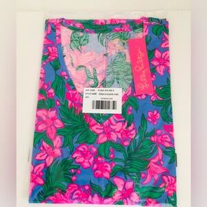 Lilly Pulitzer Tessa Dress 3/4 Sleeves-Cerise Pink Safari Sunset New In …